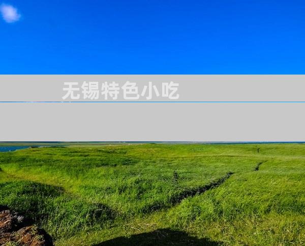 无锡特色小吃